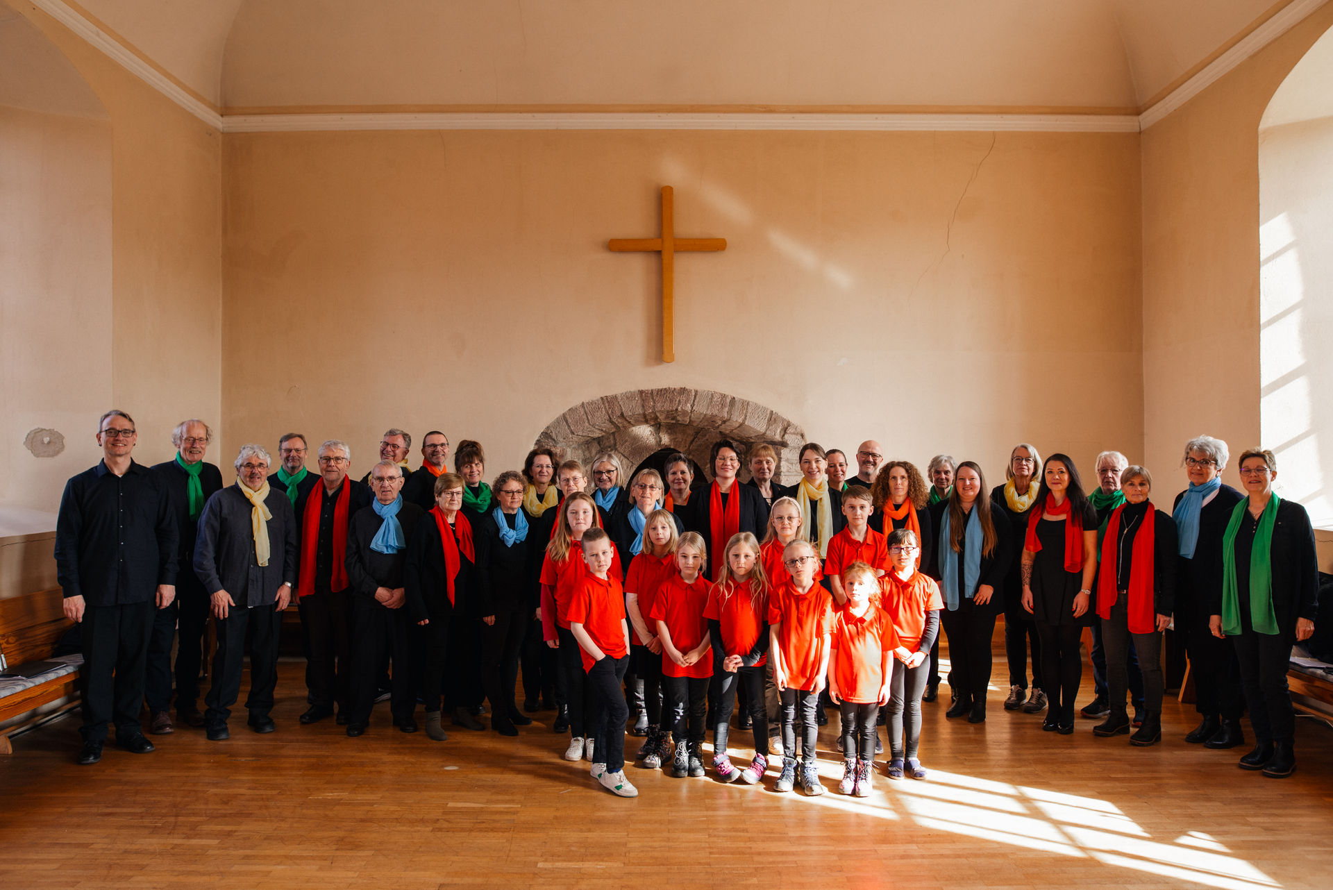 Das Bild zeigt den Mehrgenerationenchor Spanbeck