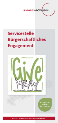 Flyer der Servicestelle Bürgerschaftliches Engagement (PDF, 127 KB)
