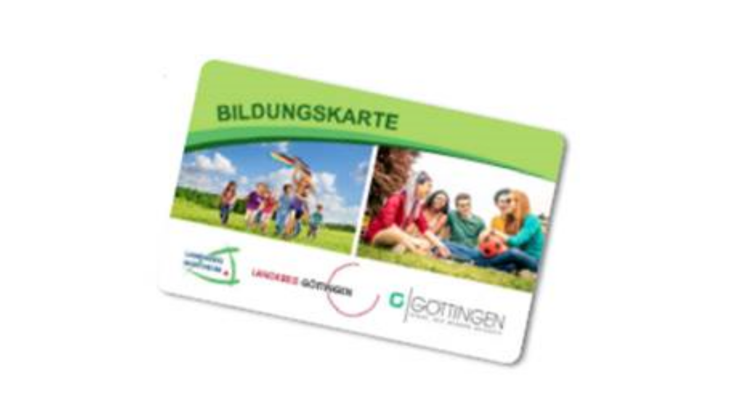 Bildungskarte im Scheckkartenformat