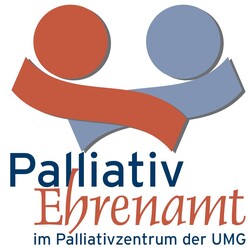 Logo des Palliativzentrums der UMG - es symbolisiert zwei Menschen, die sich umarmen