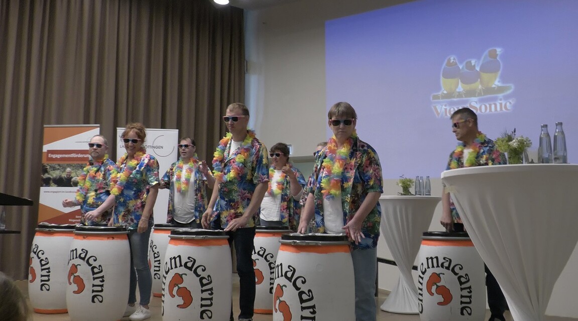 Auftritt der Gruppe Chinemacarne