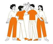 Das Bild zeigt eine Gruppe Menschen.