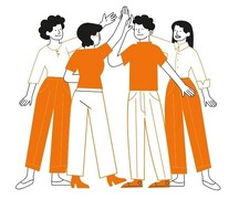 Das Bild zeigt eine Gruppe Menschen.