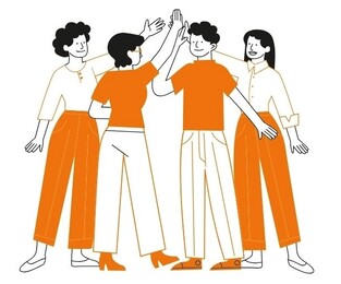 Das Bild zeigt eine Gruppe Menschen.