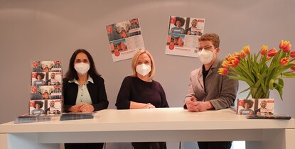 Neue Kursangebote der VHS Göttingen Osterode Drei Mitarbeiter*innen der VHS Göttingen Osterode