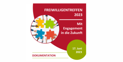 Deckblatt der PDF-Dokumentation vom Freiwilligentreffen 2023