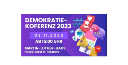 Demokratiekonferenz 2023 Herzberg am Harz 