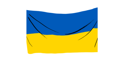 Flagge der Ukraine