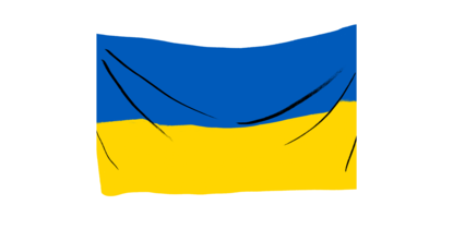 Flagge der Ukraine