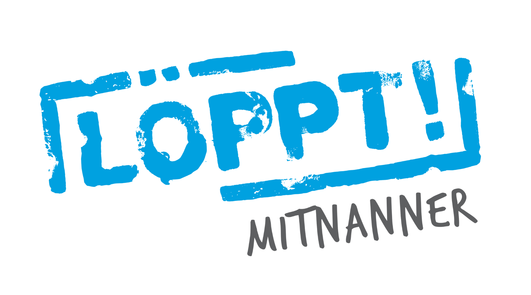 Projekt Löppt!Mitnanner Logo des Projekts Löppt!Mitnanner