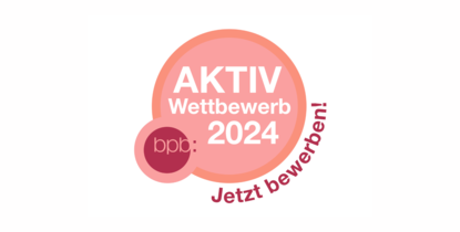 Logo des Wettbewerbs "Aktiv für Demokratie und Toleranz" 2024